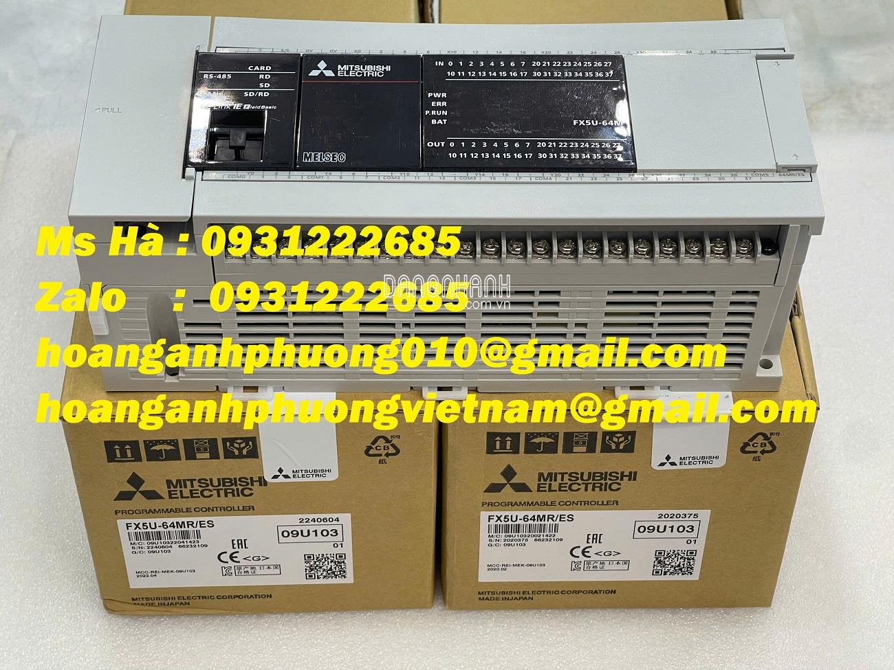 Bộ lập trình mitsubishi - kết nối thông minh - FX5U-64MR/ES  