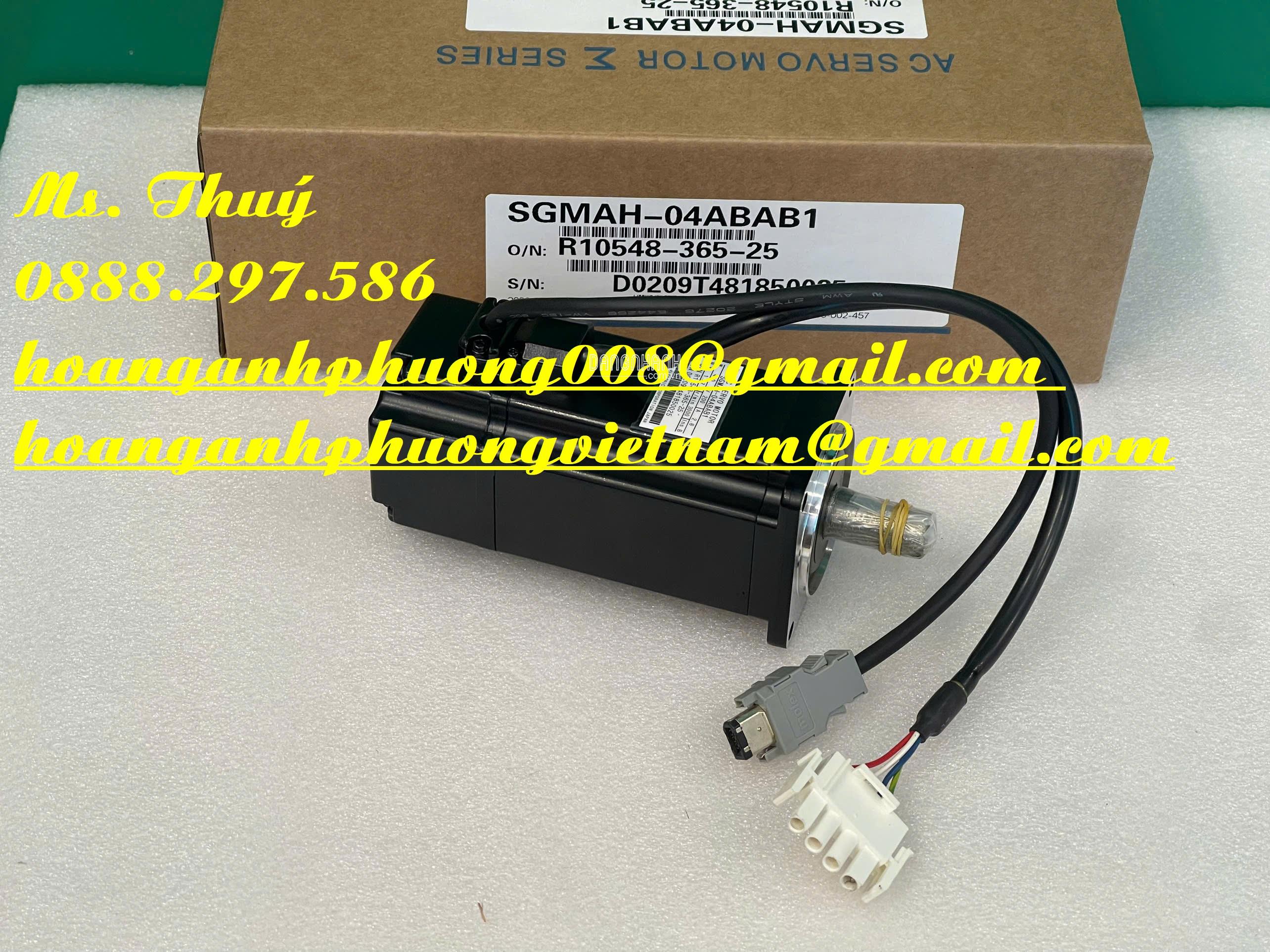 Động cơ servo 400W SGMAH-04ABAB1 - Hàng Yaskawa giá tốt