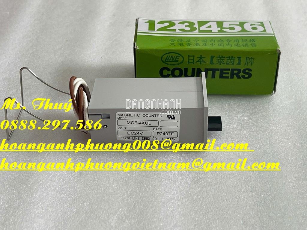 Bộ đếm Line Seiki của Nhật - MCF-4XUL - Mới 100%