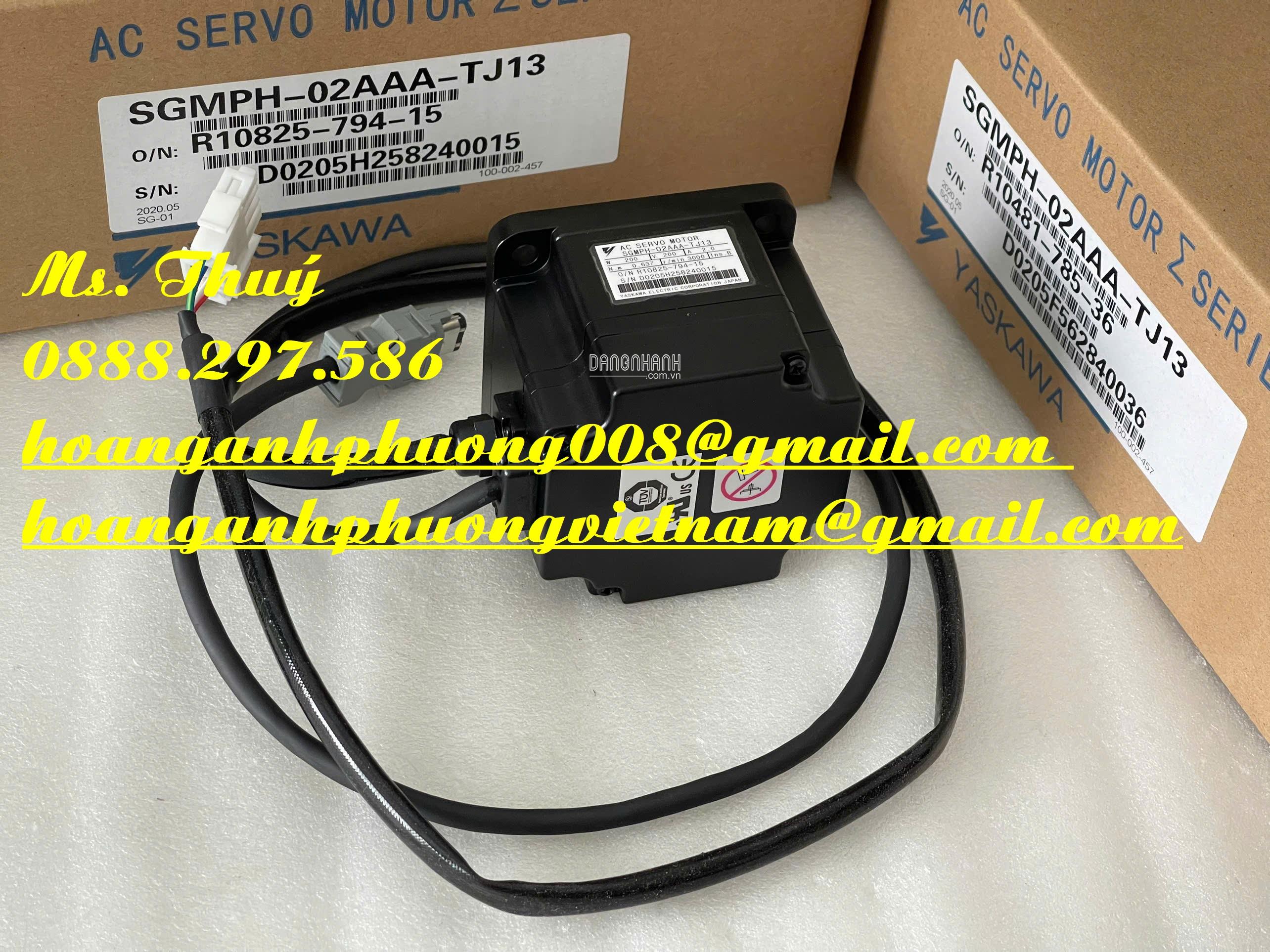 Yaskawa chính hãng - SGMPH-02AAA-TJ13 - Động cơ mới 100%