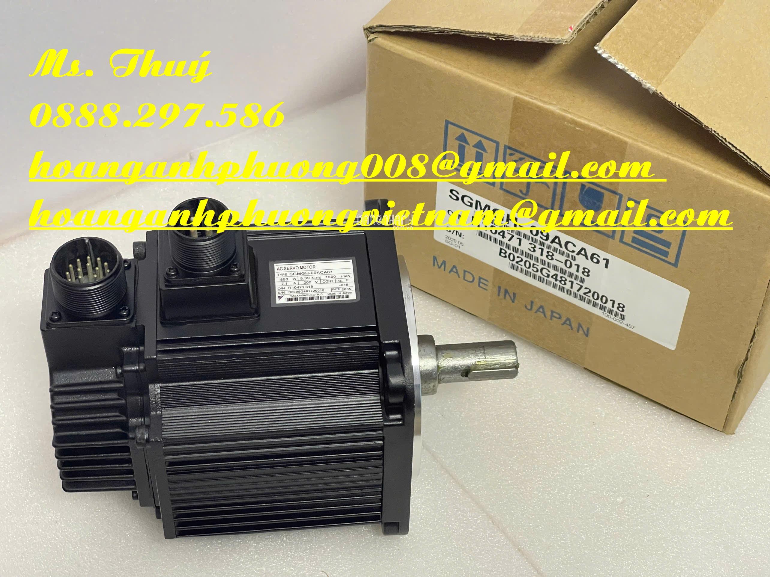 Yaskawa SGMGH-09ACA61 - Bộ động cơ mới - Giá ưu đãi