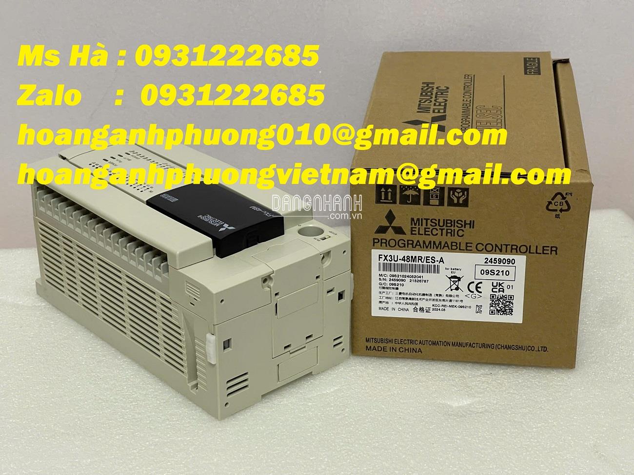 PLC điều khiển dòng mitsubishi FX3U-48MR/ES-A hàng mới 