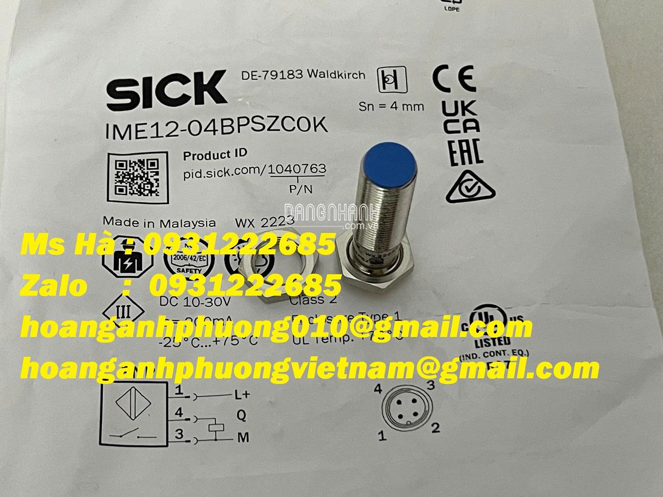 Sensor Sick IME12-04BPSZC0K giá tốt toàn quốc - Bình Dương 