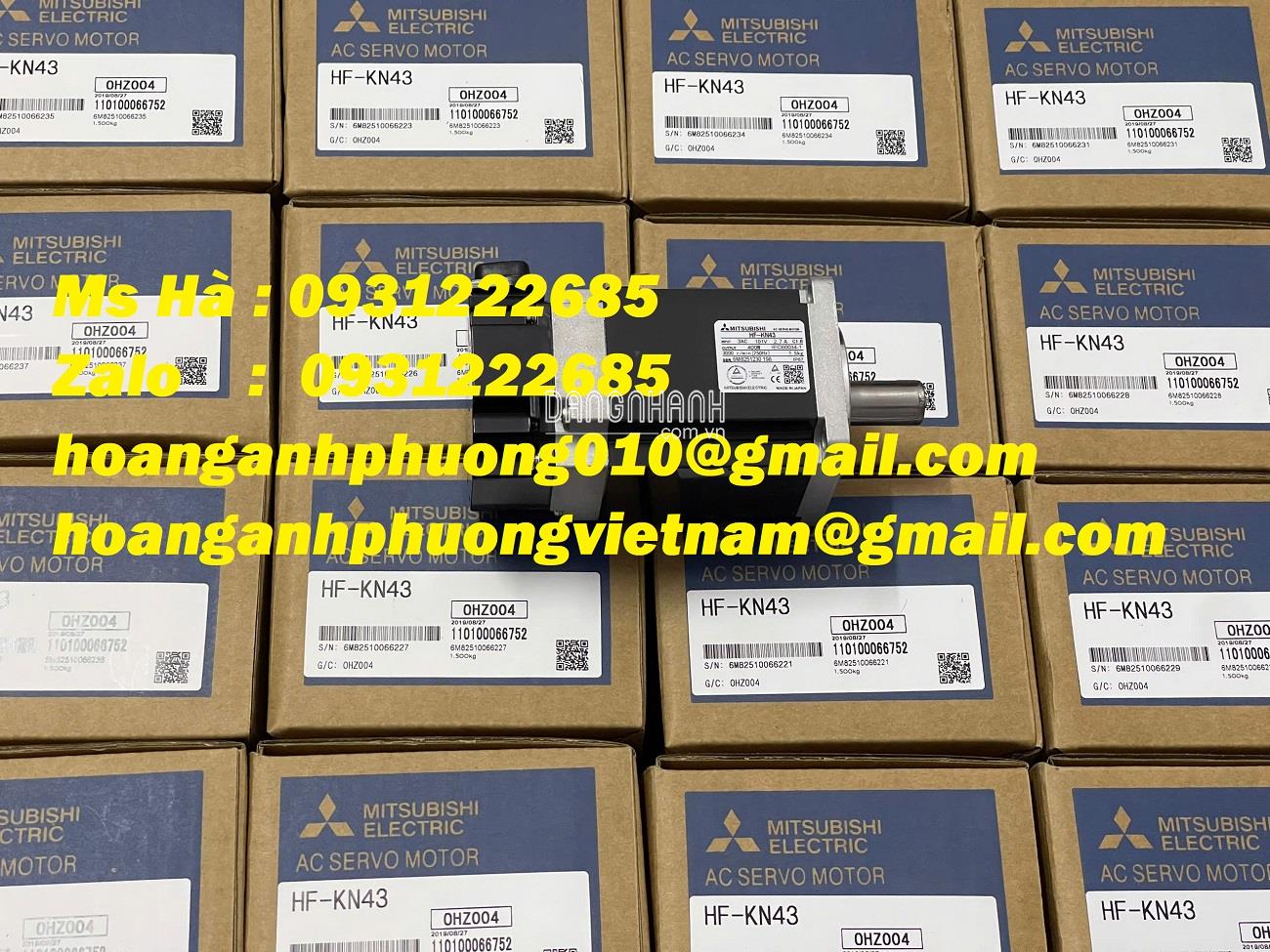 Động cơ điều khiển chính xác dòng mitsubishi HF-KN43 