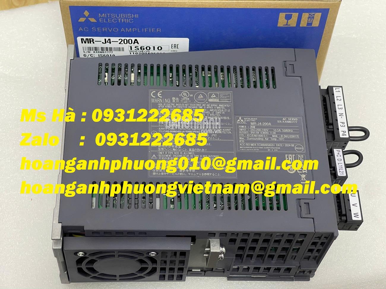 Nơi cung cấp uy tín - Bộ điều khiển MR-J4-200A mitsubishi 2kW