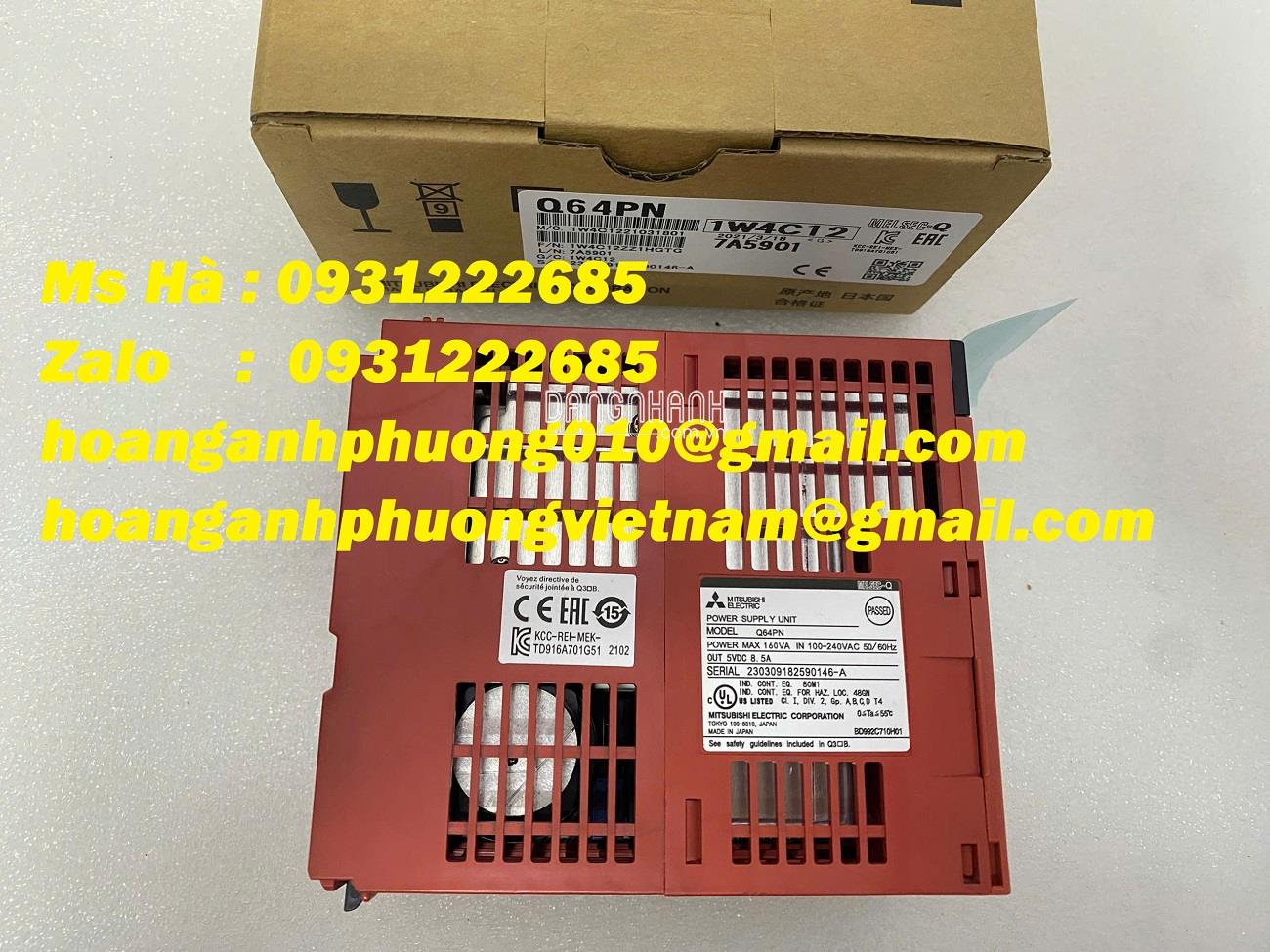 Mô đun nguồn Q64PN - PLC Mitsubishi - bảo hành 12 tháng 