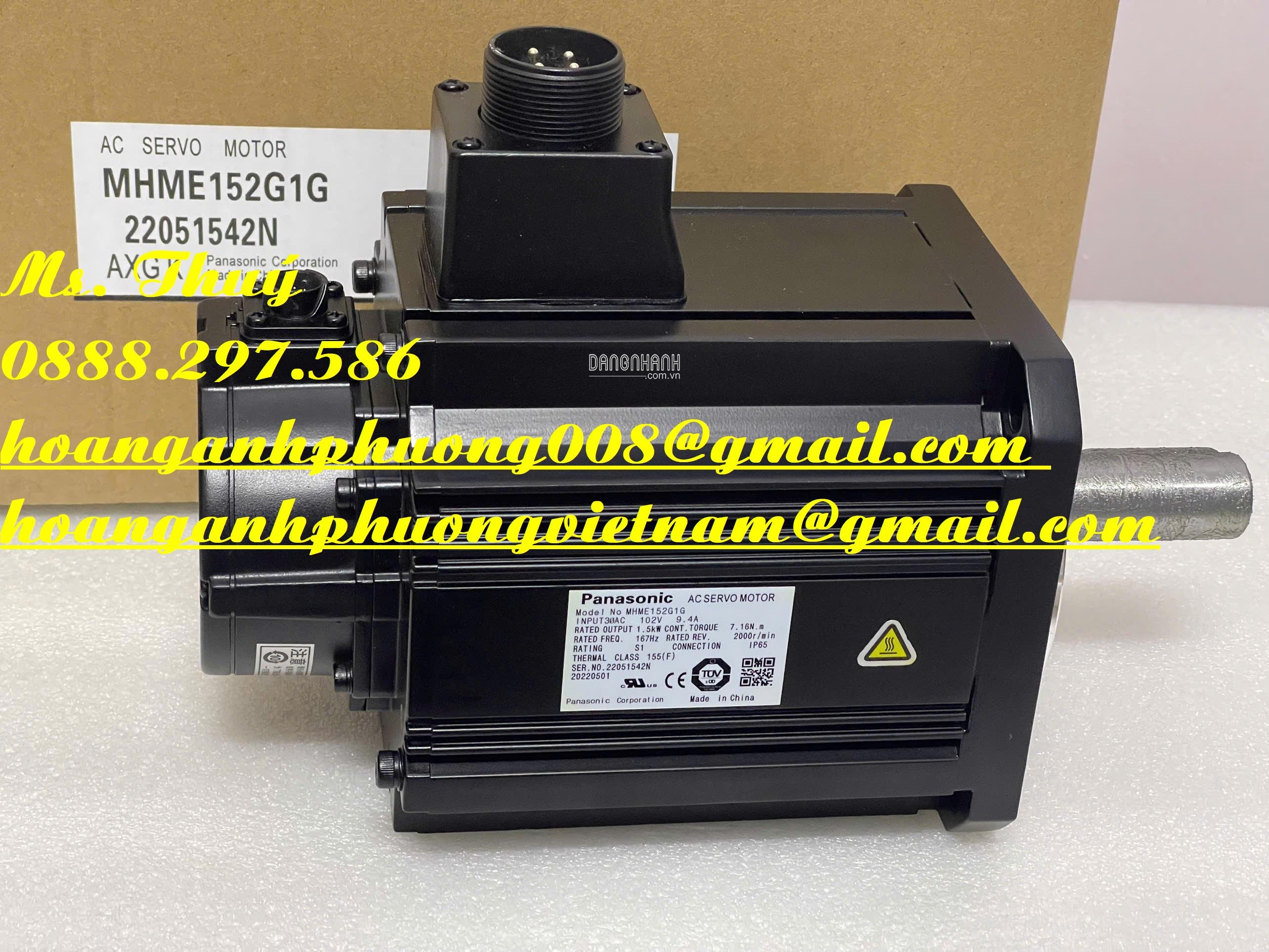 Panasonic MHME152G1G - Servo motor giá tốt - Hoàng Anh Phương