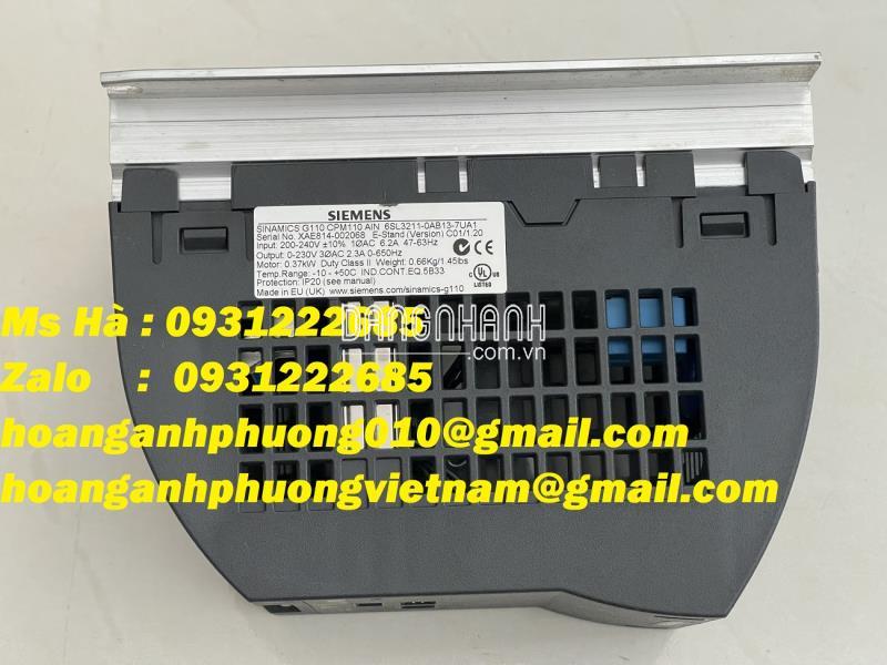 Biến tần siemens 6SL3211-0AB13-7UA1 0.37kW - bảo hành chính hãng 