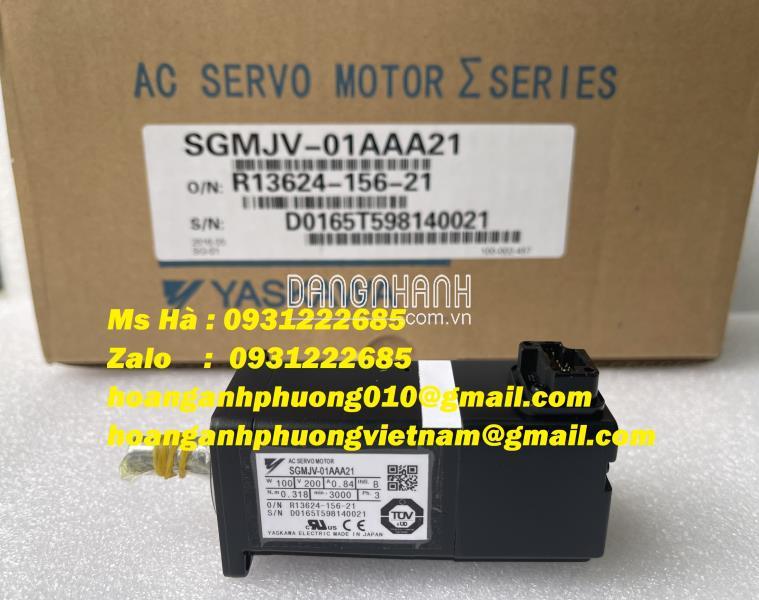 Động cơ yaskawa SGMJV-01AAA21, SGMJV SIGMA-5, 100 W, 200 VAC