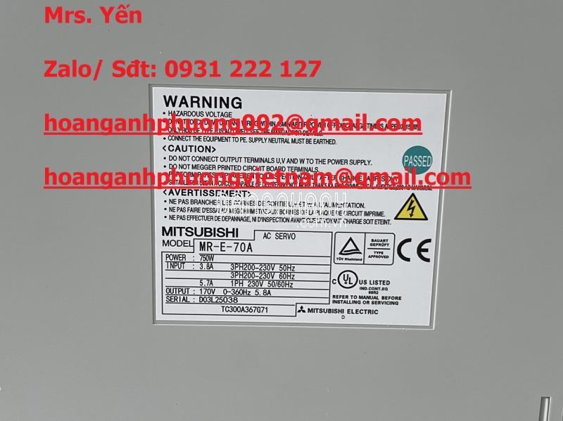Bộ điều khiển MR-E-70A Mitsubishi - Hàng nhập với giá siêu tốt tại Dĩ An
